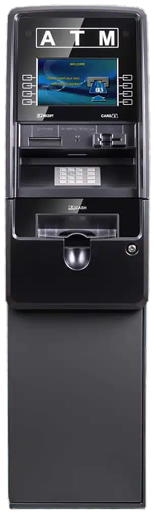 Genmega Onyx retail ATM, full front product photograph